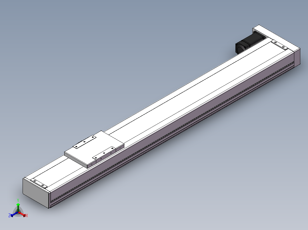 精密模组MC140-L05-950-BL-M200-C4正等轴测图
