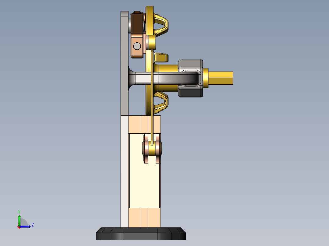 凸轮机构16左视图