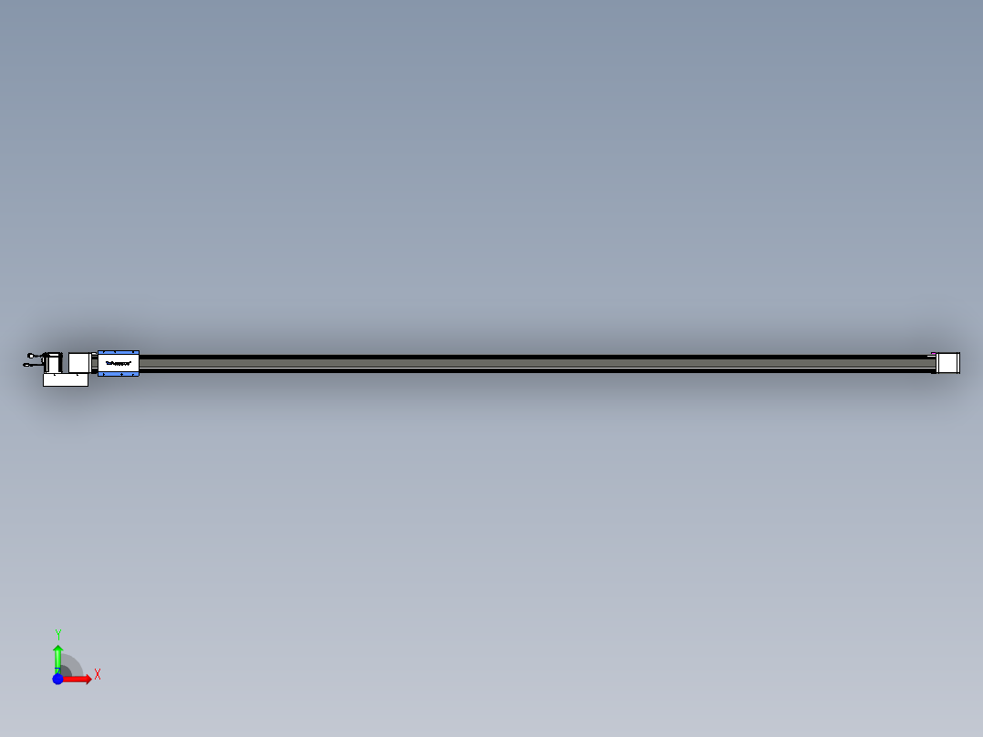 威洛博LB.GB同步带传动--欧规系列GB8-L96-S3500-BL-P75前视图