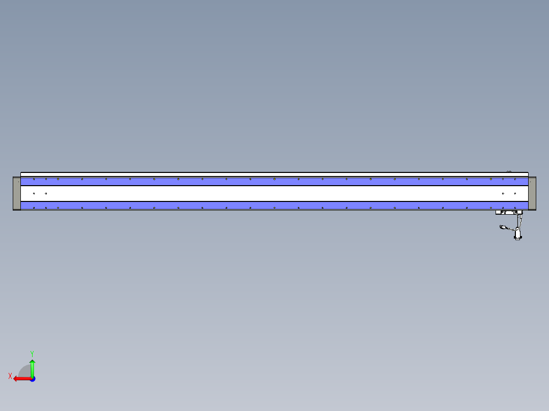 威洛博VL系列直线电机模组-VL14S1-S1950后视图