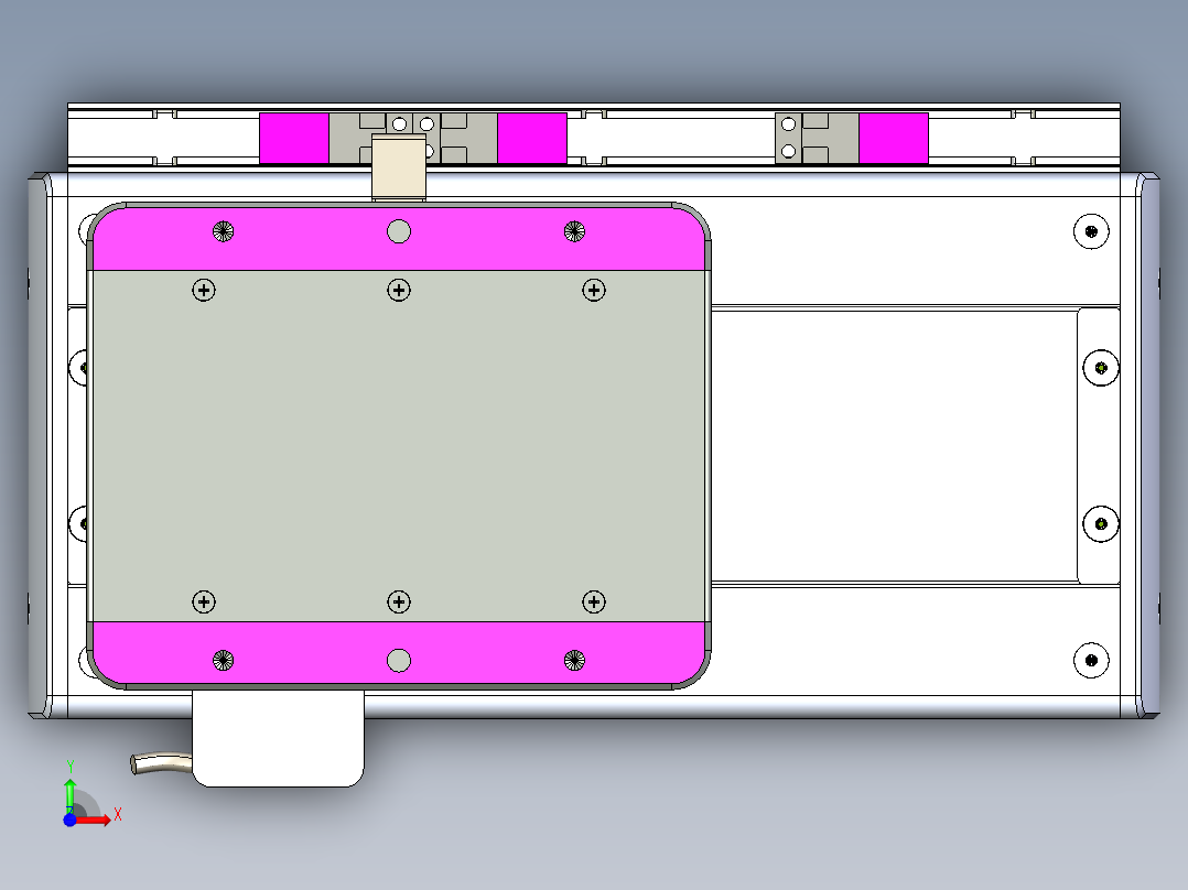 威洛博LC系列3d模型模组LC14S1Y-S100前视图