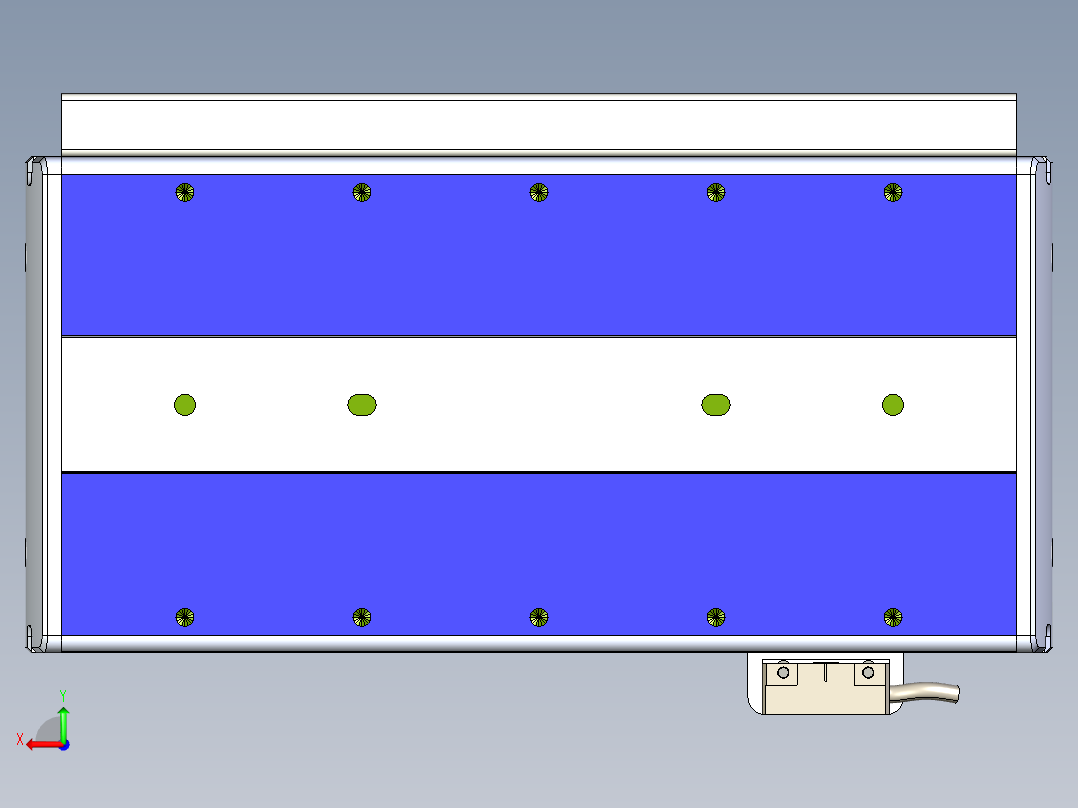 威洛博LC系列3d模型模组LC14S1Y-S100后视图