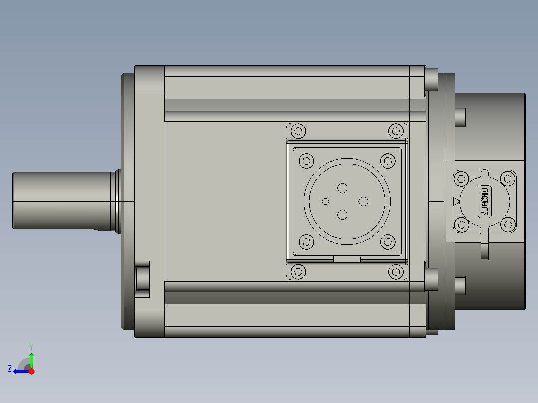 电机MS6S-100TL30B2-21P0.STEP右视图