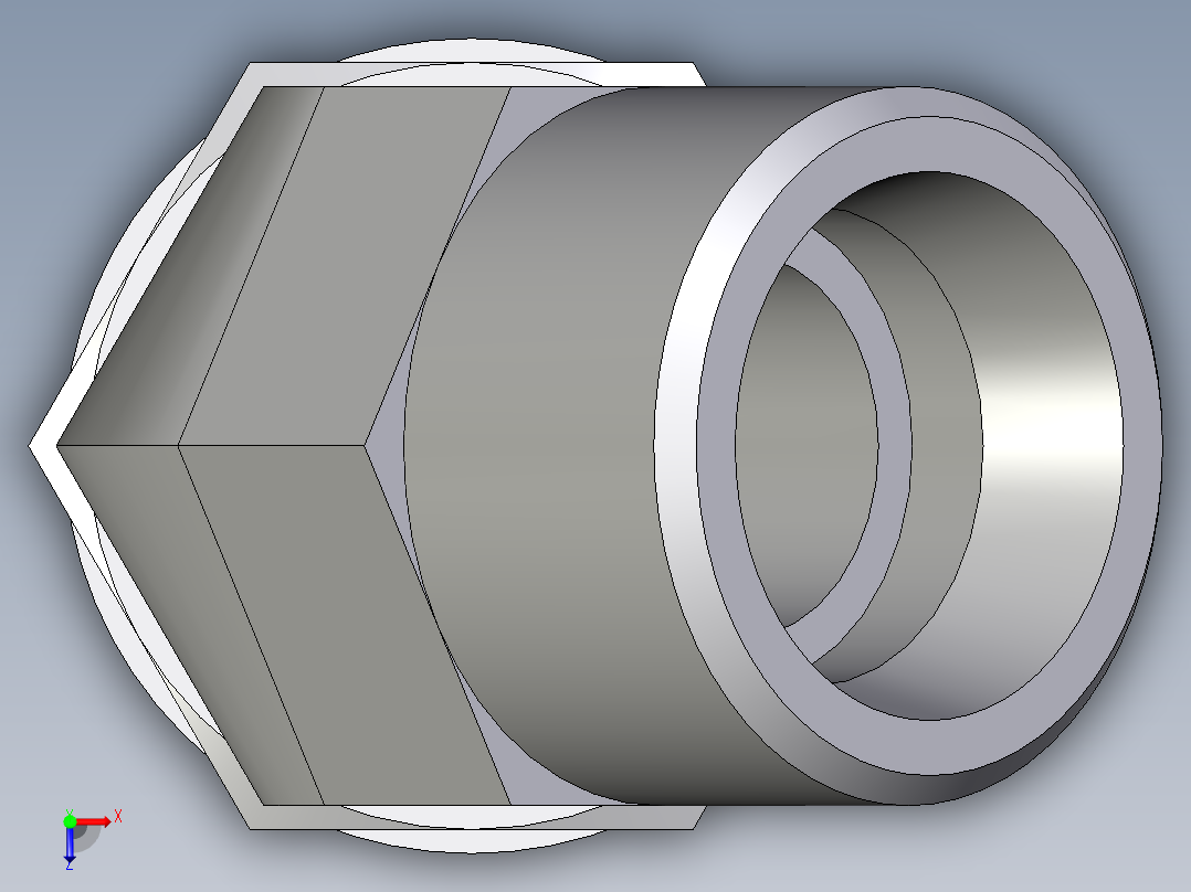 卡套式工业通用硬管接头EO_Adjustable_locknut_45_deg_elbow_VEE20SMOMDCF俯视图