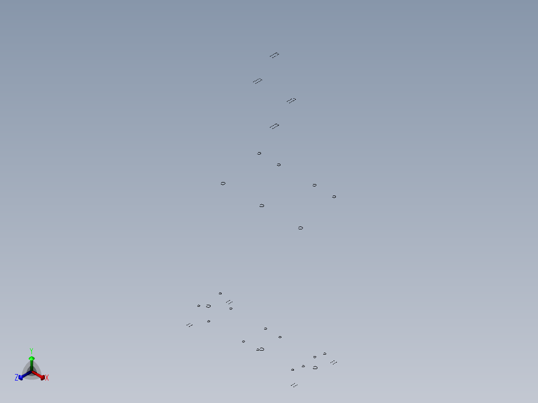 A0189-Center Hanger 贴胶治具正等轴测图