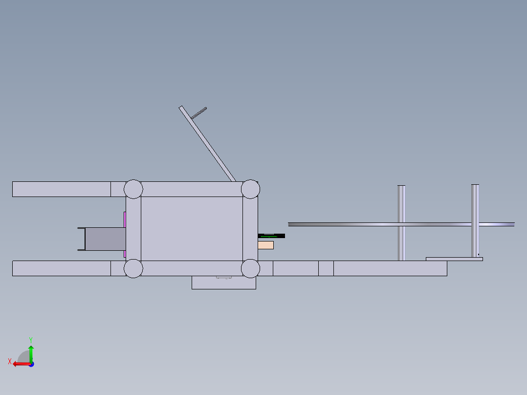 万能切端机后视图