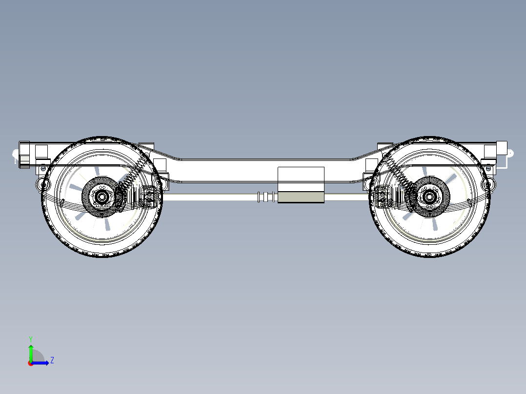 5号图--底盘chassis-all-included-1 STP X_T.zip左视图