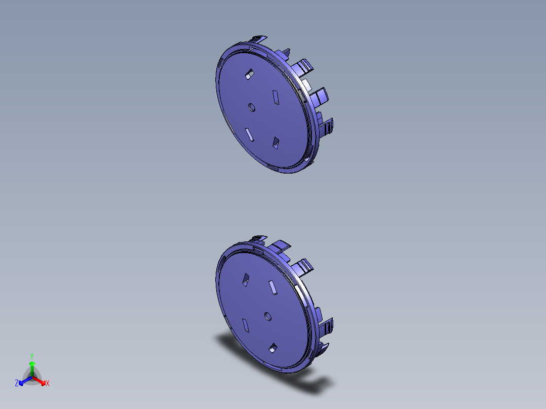 大型塑胶件设计参考模型-injection-mold-example-44正等轴测图