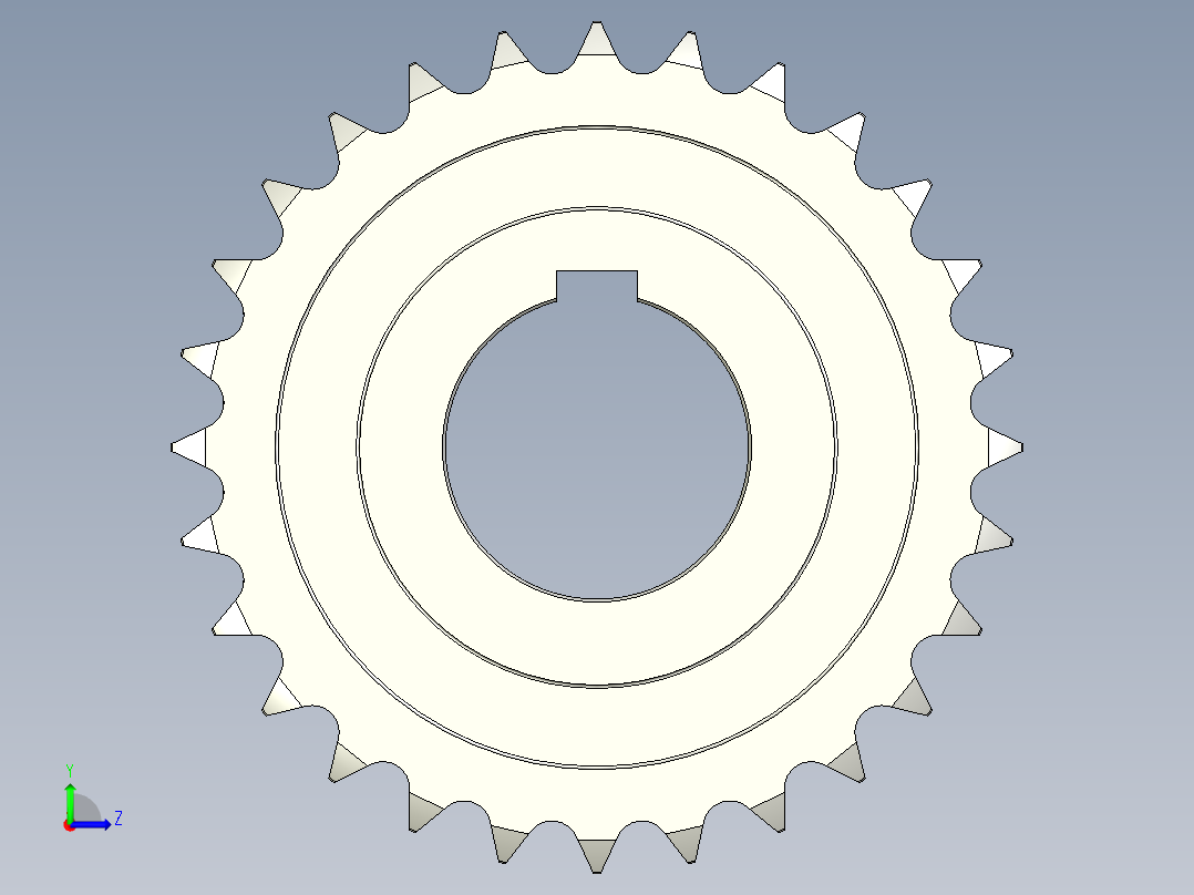 链轮-Sprocket_28-45-7-Y-Y__1_.stp左视图