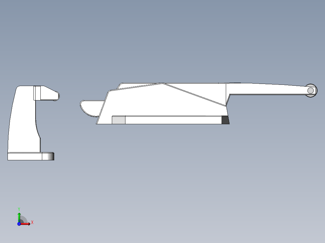 1178联动门锁[TSY1-0711-2G]前视图