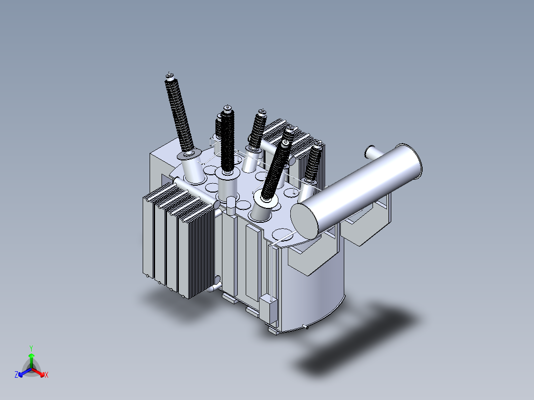 发电变压器-59款合集正等轴测图