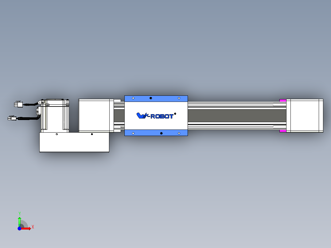 威洛博LB.GB同步带传动--欧规系列GB8-L96-S250-BL-P75前视图