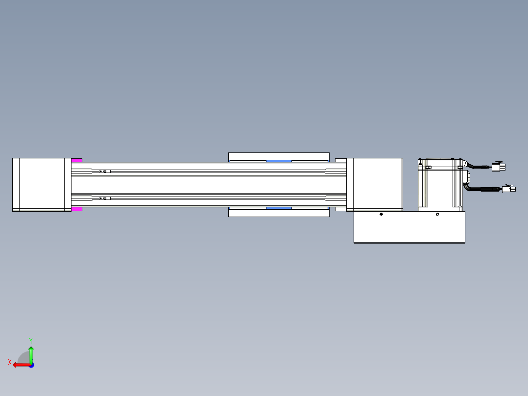 威洛博LB.GB同步带传动--欧规系列GB8-L96-S250-BL-P75后视图