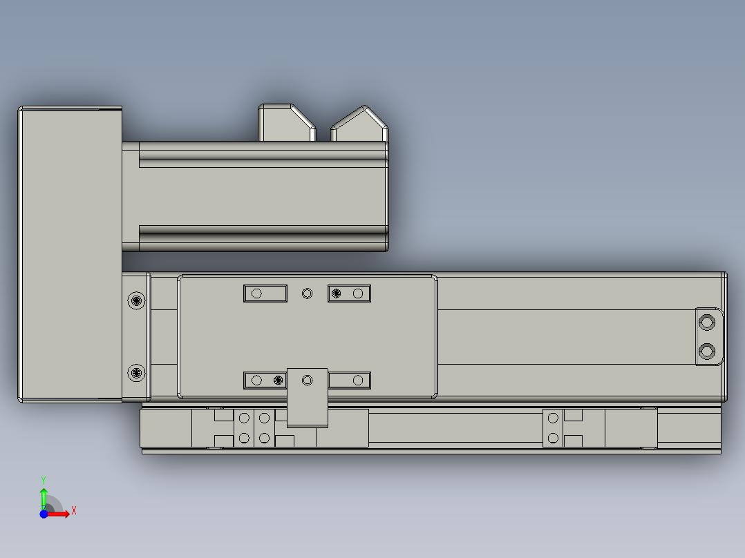 VF丝杆传动-一般环境VT4-L12-C-S80-BR-P10-D4前视图