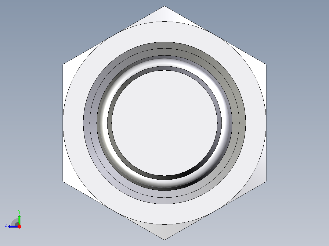 卡套式工业通用硬管接头EO_Blanking_plug_with_nut_for_cones_VKAM16SCF右视图