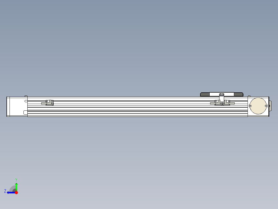 同步带滑台-欧规BC6-L120-S550-L-P40-D3右视图