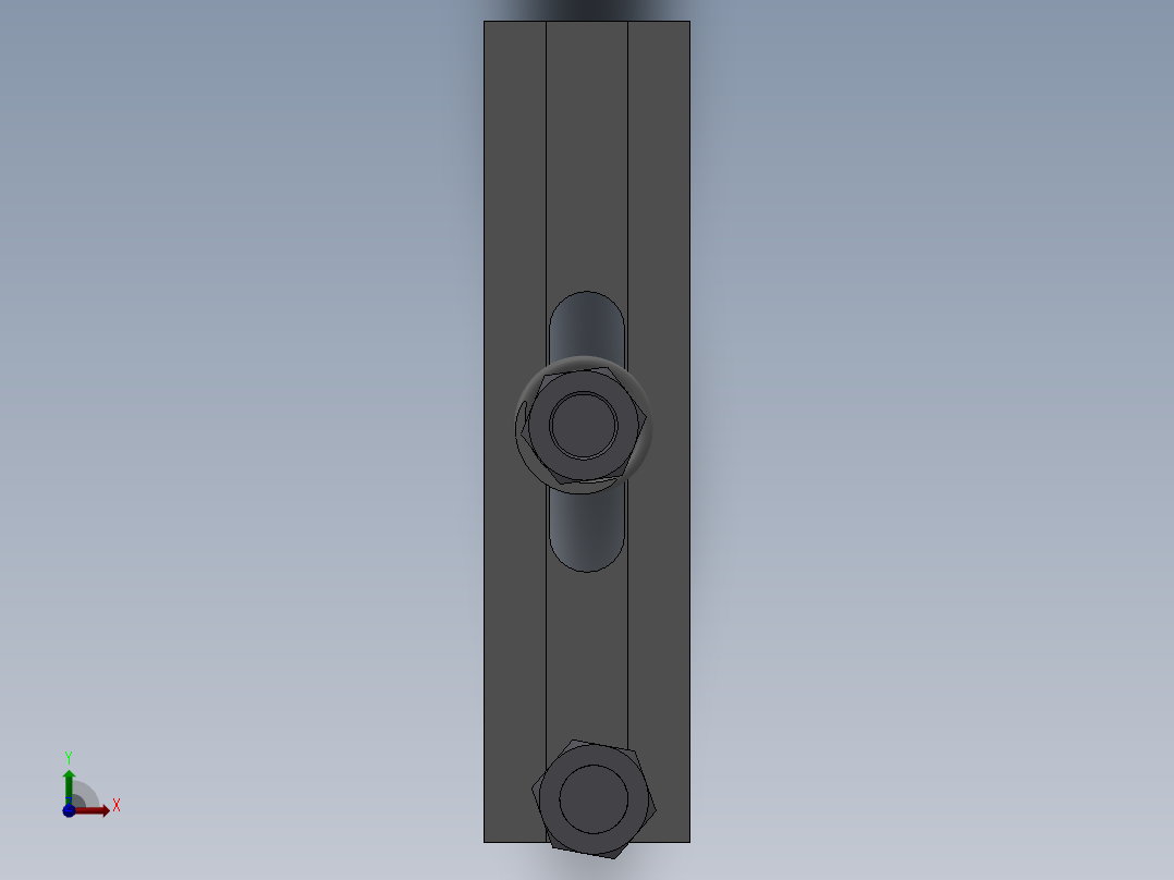 倒挡拨叉加工工艺及铣14H13槽夹具设计 【含三维SolidWorks】前视图