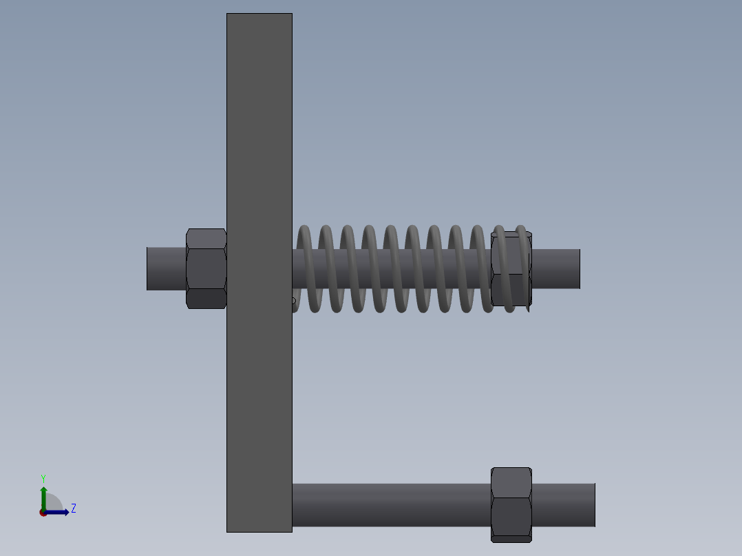 倒挡拨叉加工工艺及铣14H13槽夹具设计 【含三维SolidWorks】左视图