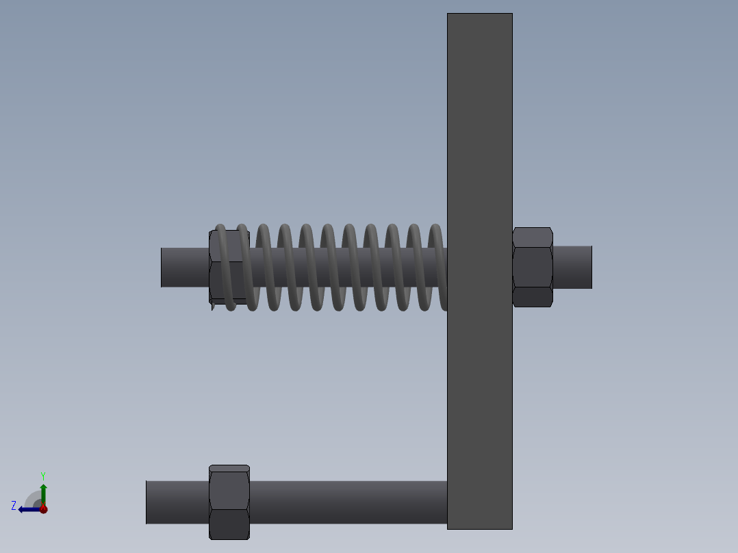 倒挡拨叉加工工艺及铣14H13槽夹具设计 【含三维SolidWorks】右视图