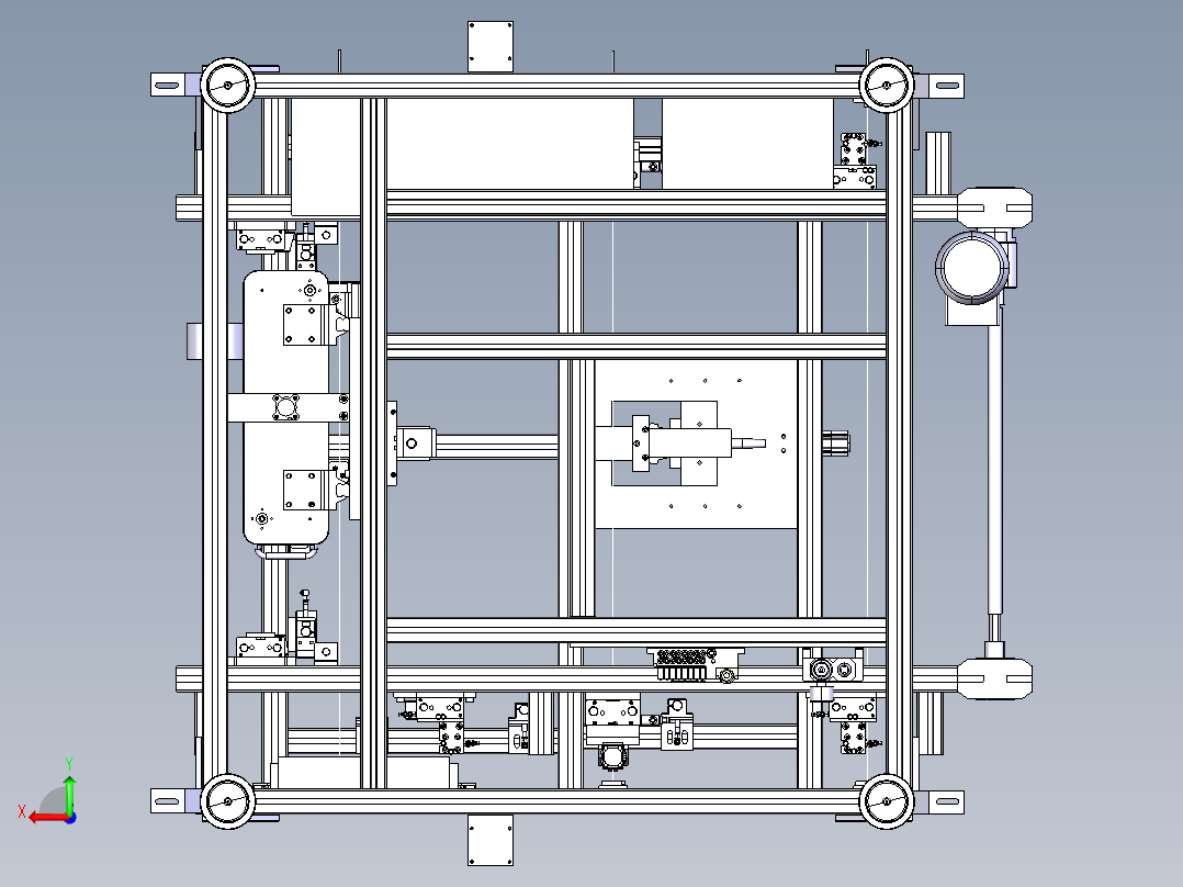 BR205汽车天窗生产线OP70后视图