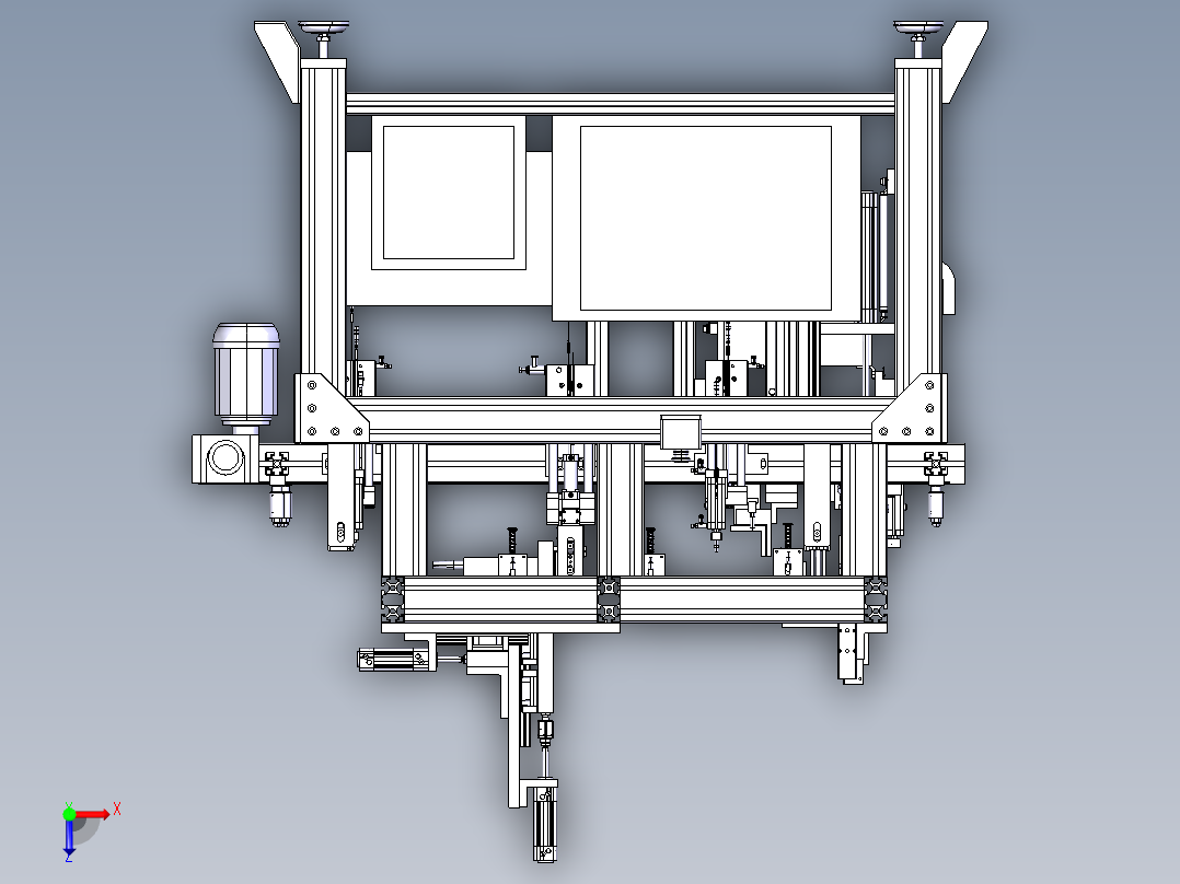 BR205汽车天窗生产线OP70俯视图