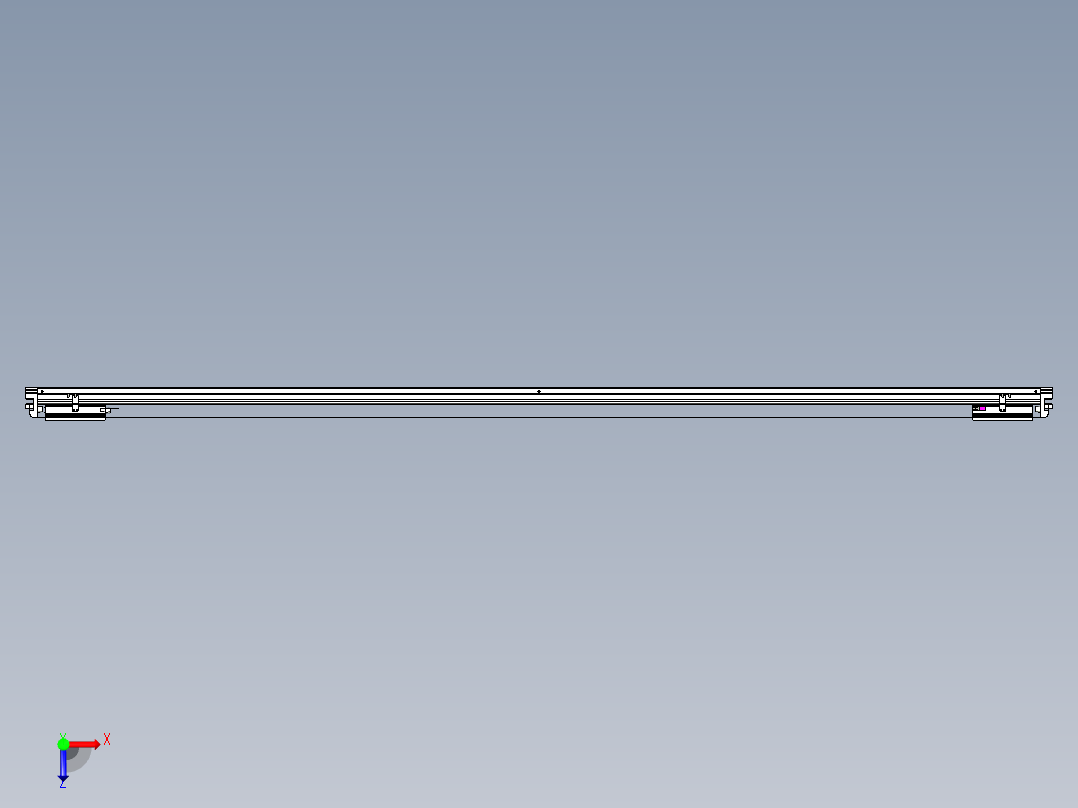 威洛博VL系列3d模型模组2VL22H2Y-S2600俯视图