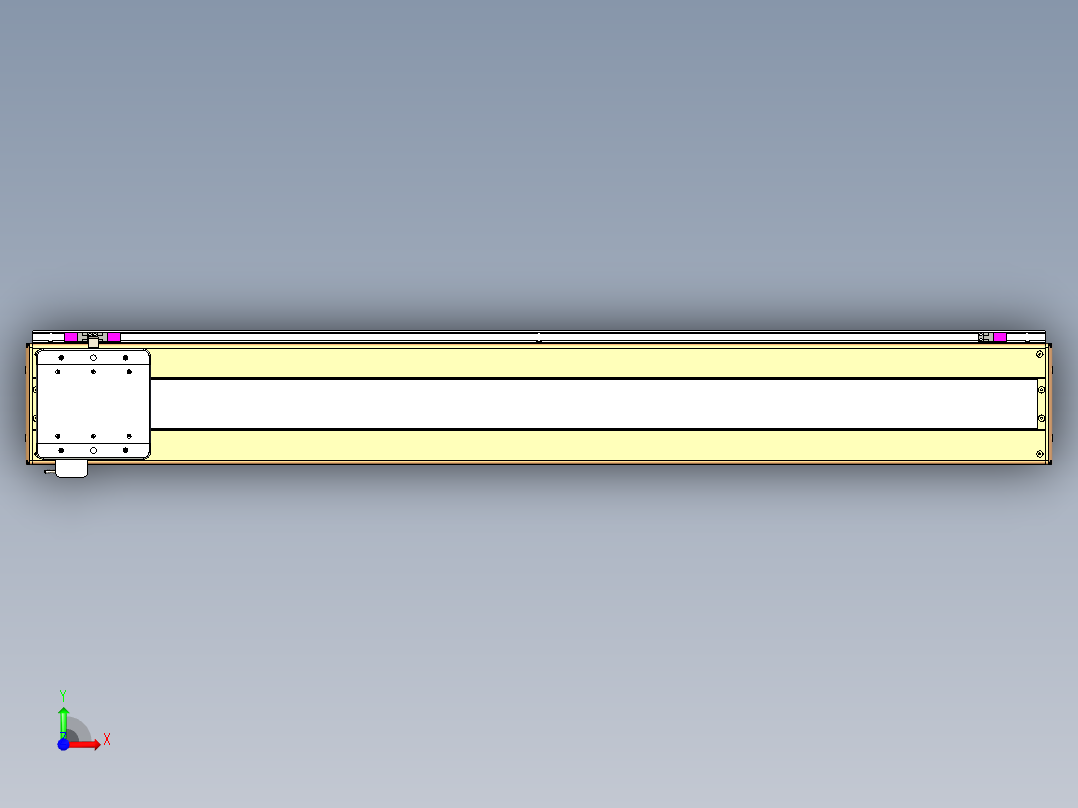 威洛博LC系列3d模型模组LC17E1Y-S1250前视图