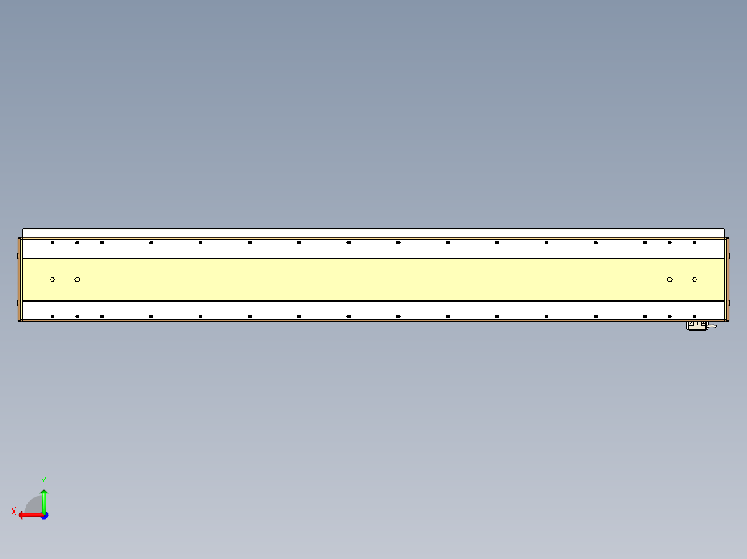 威洛博LC系列3d模型模组LC17E1Y-S1250后视图