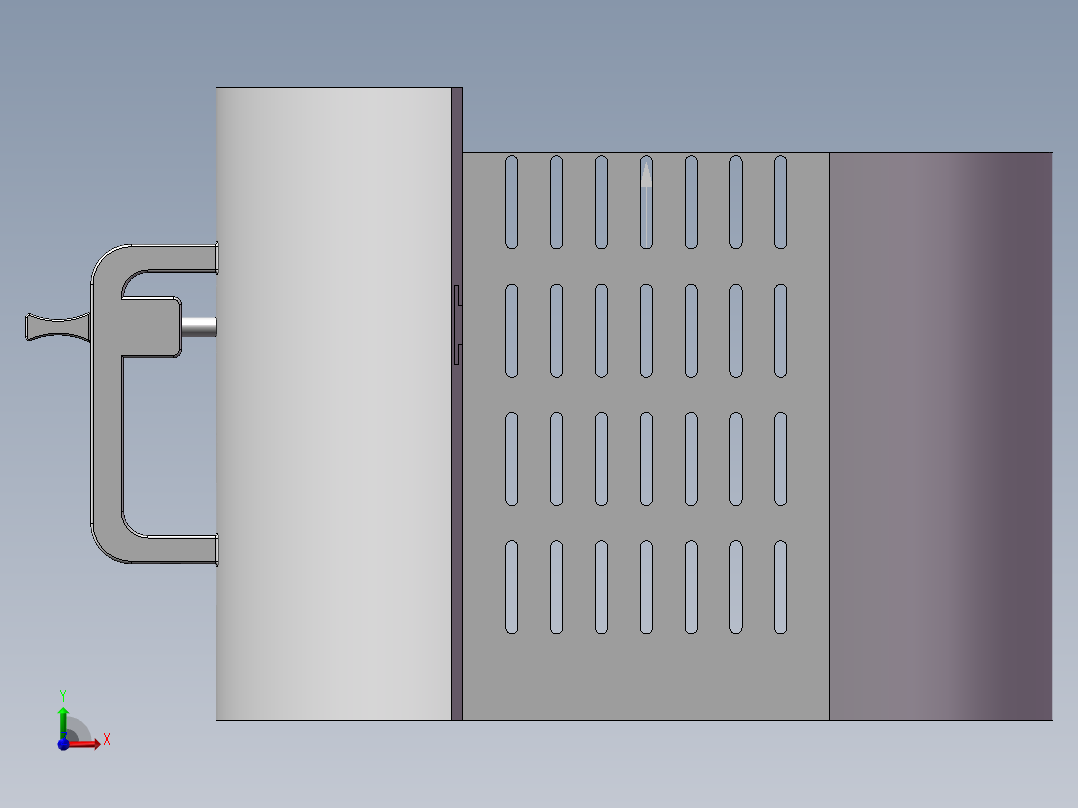 空气炸锅前视图