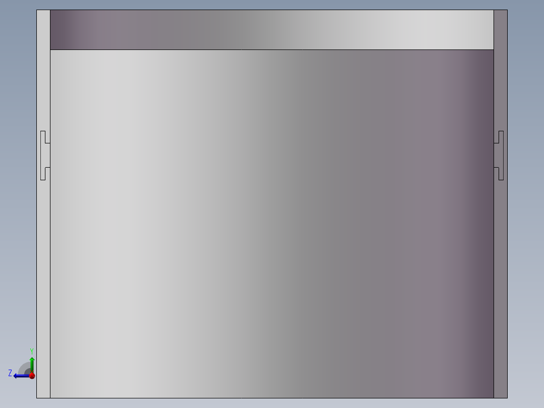 空气炸锅右视图