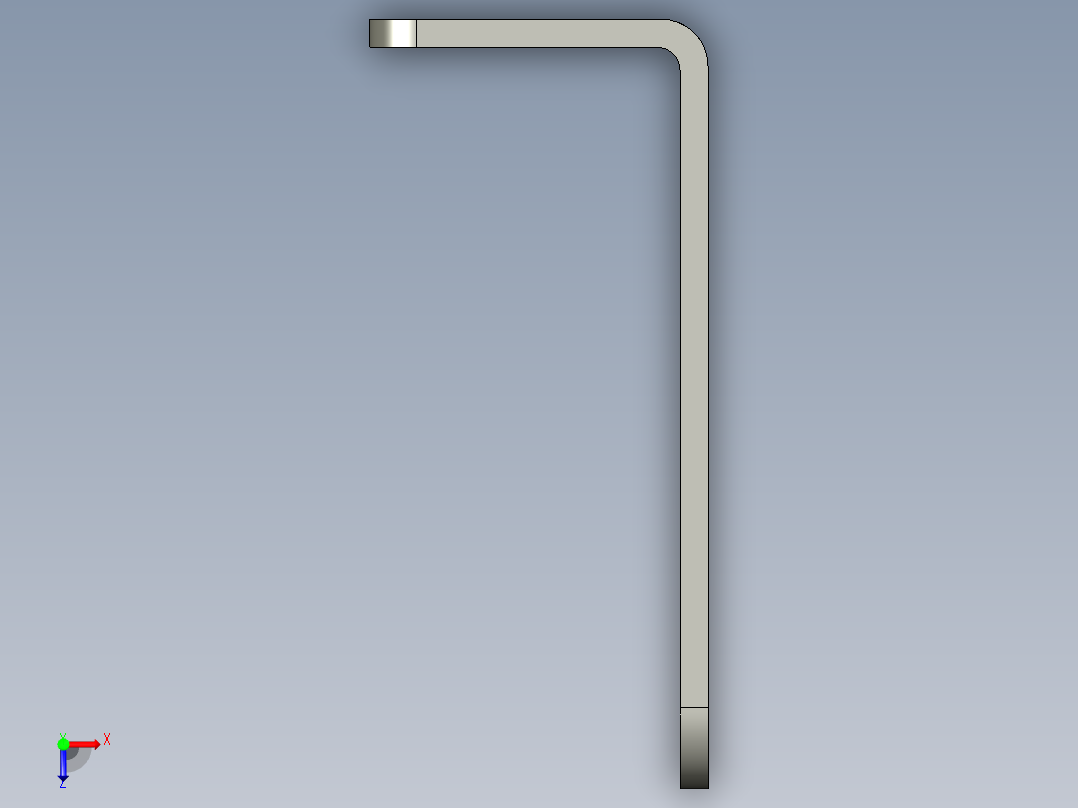 基恩士CZ-41_bracket1_kc图纸模型俯视图