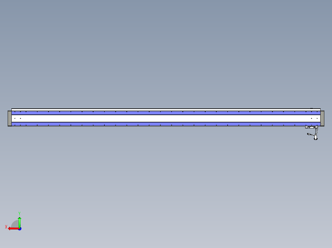威洛博VL系列直线电机模组-VL14S1-S2600后视图