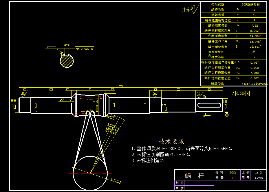 一款三辊卷板机结构设计