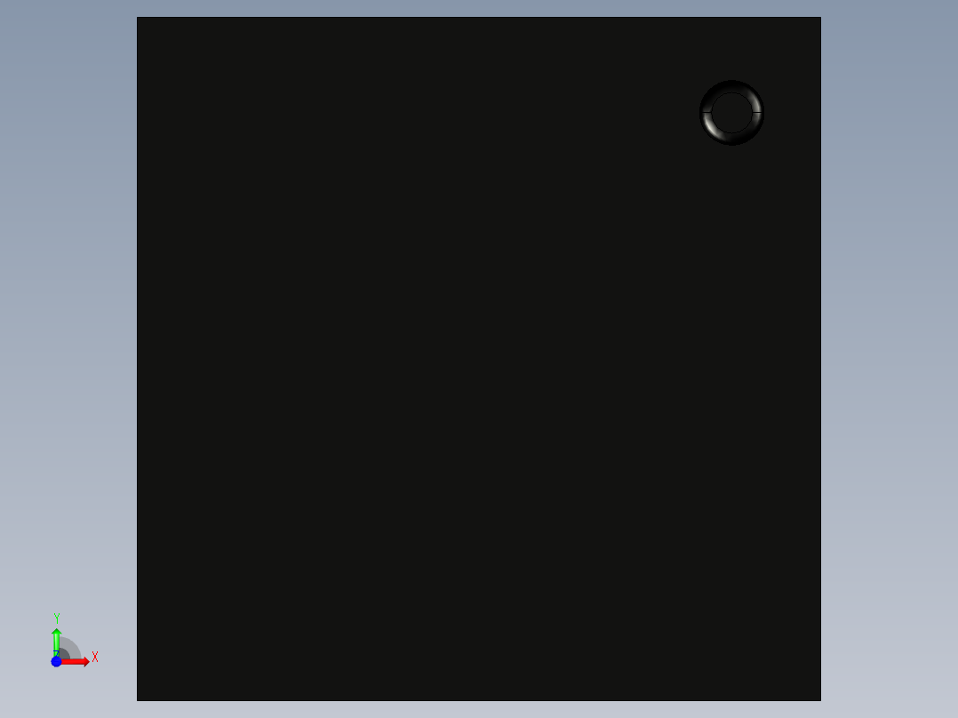 集成电路QFN热垫扁平引脚。扁平无引脚封装前视图