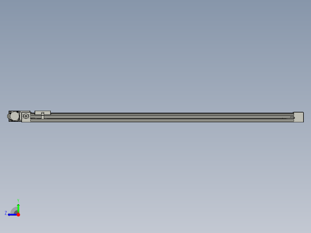 威洛博直线电机模组EB4-L40-S1350-BR-57-MS3右视图