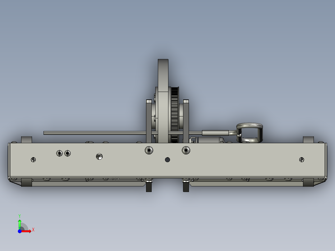 Battle Bot15公斤的旋转战斗机器人前视图