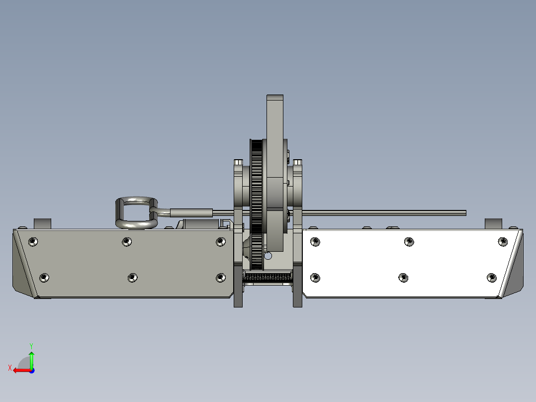 Battle Bot15公斤的旋转战斗机器人后视图