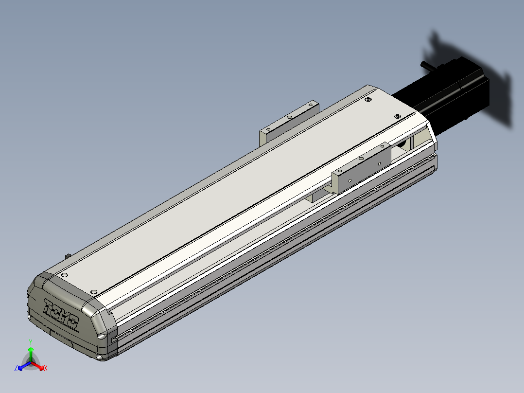 Toyo东佑达直线模组-ETH13-350-BC-200W+煞車正等轴测图