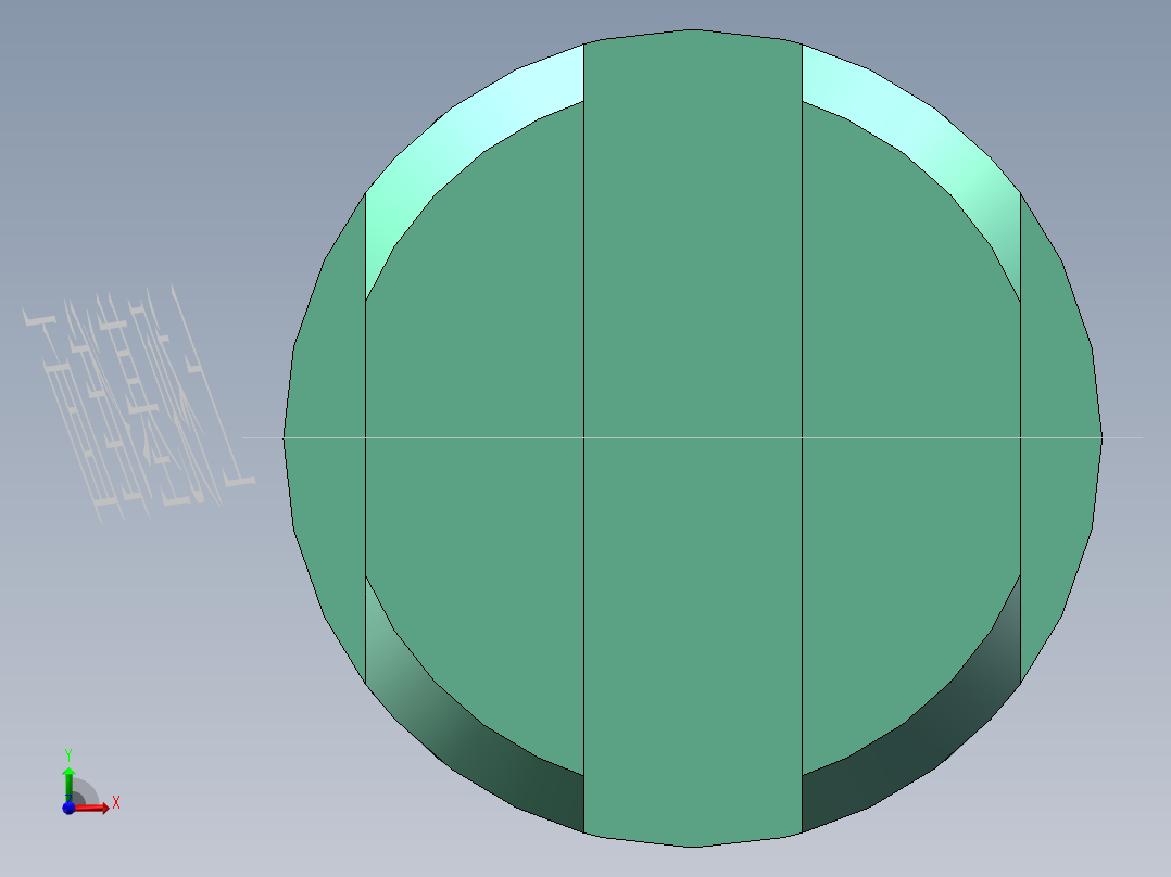 S7 长行程电磁铁滑杆前视图