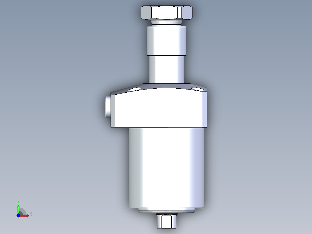 KOSMEKLHA0480-CLD多系列多零件图纸模型前视图