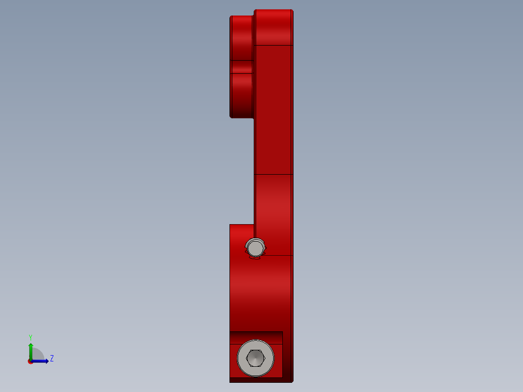 伺服机械臂左视图