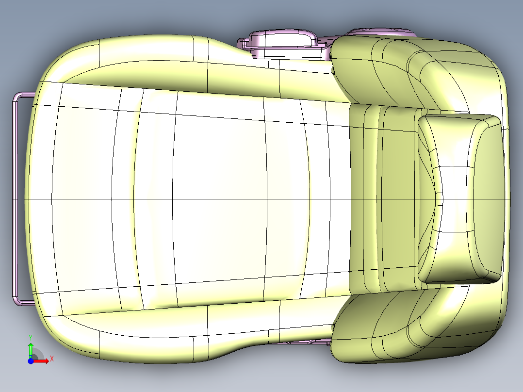 手动汽车座椅catia三维 201529==35前视图