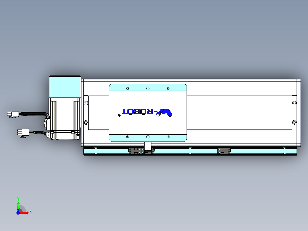 威洛博VBC同步带传动一无尘环境VBC14-L45-S150-BRU-ZP40-C3前视图