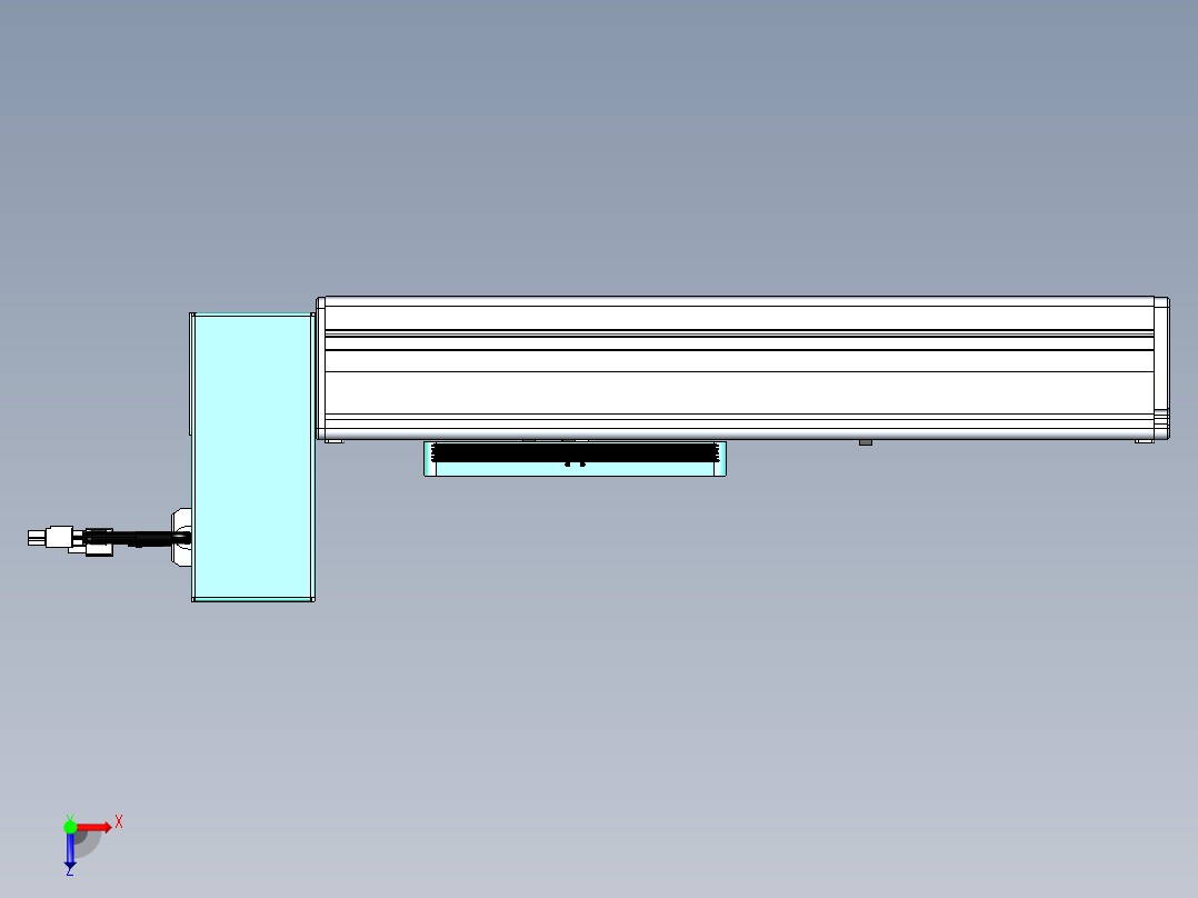 威洛博VBC同步带传动一无尘环境VBC14-L45-S150-BRU-ZP40-C3俯视图