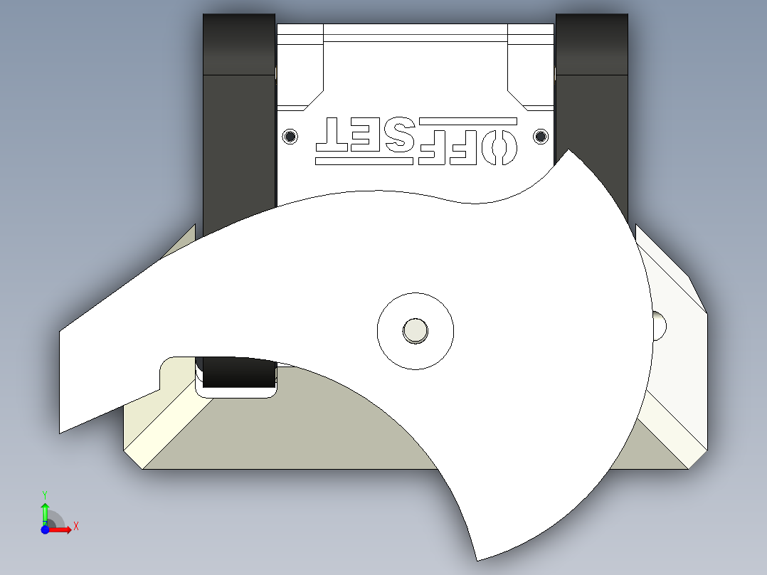 塑料蚂蚁机器人前视图