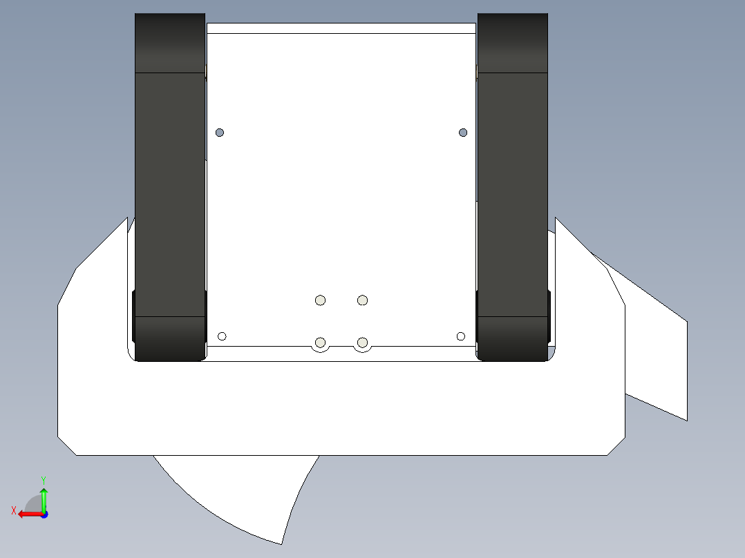 塑料蚂蚁机器人后视图