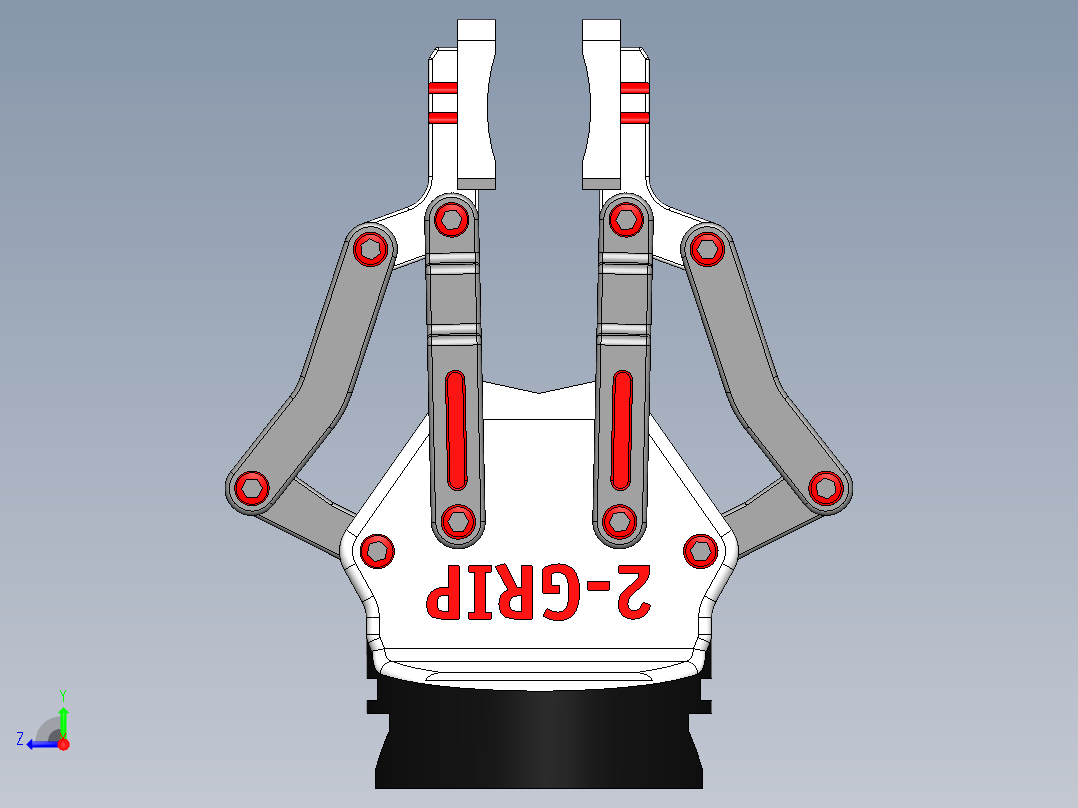 机械爪 3D图纸 (49)右视图