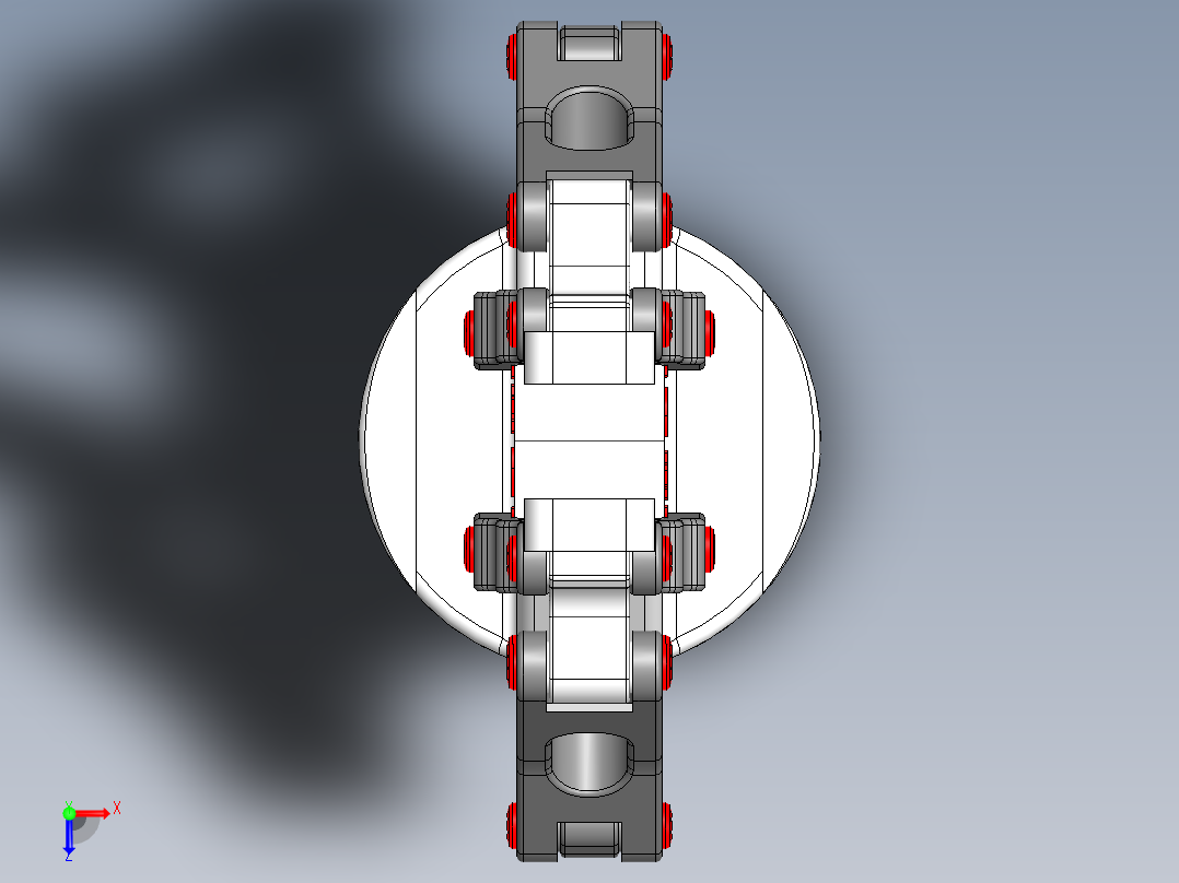 机械爪 3D图纸 (49)俯视图