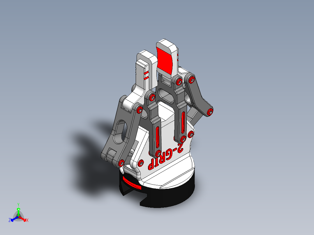 机械爪 3D图纸 (49)正等轴测图
