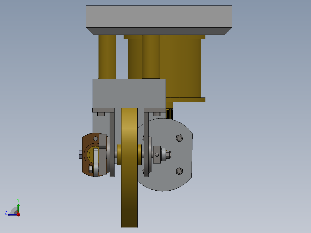 发动机 (11)右视图